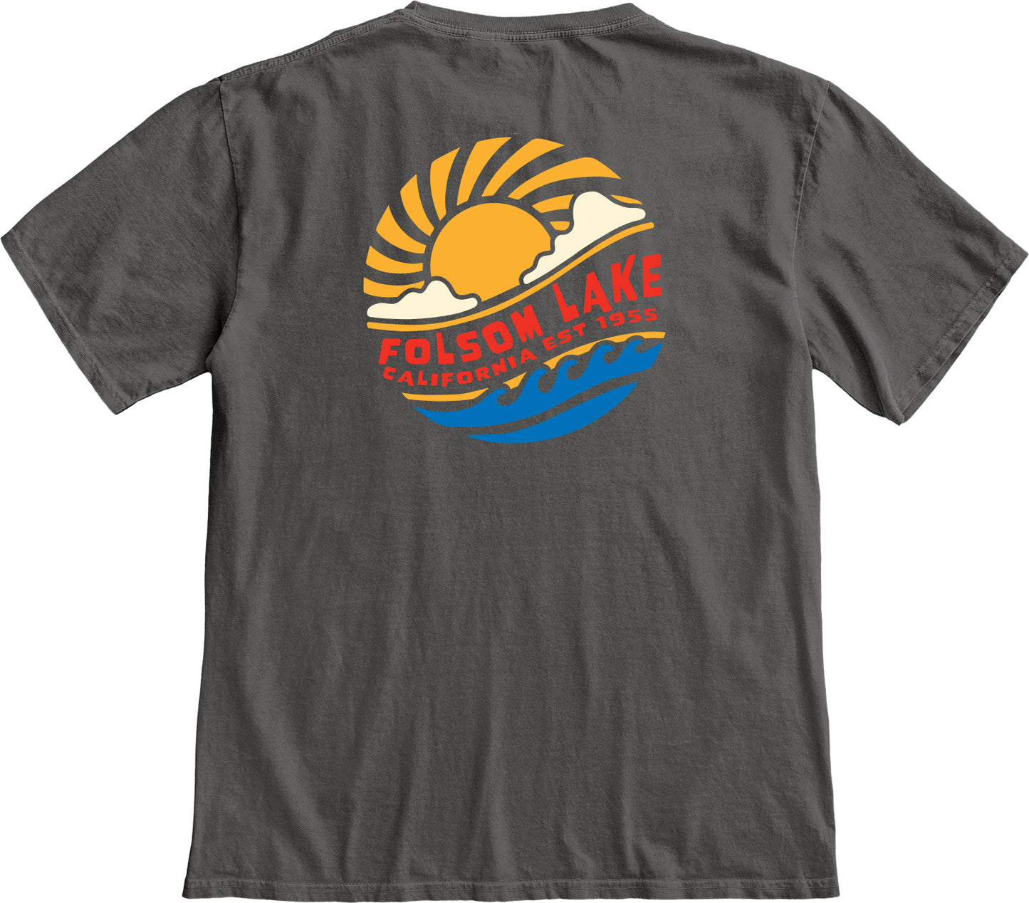 Folsom Lake Solar Remix T-Shirt - Black