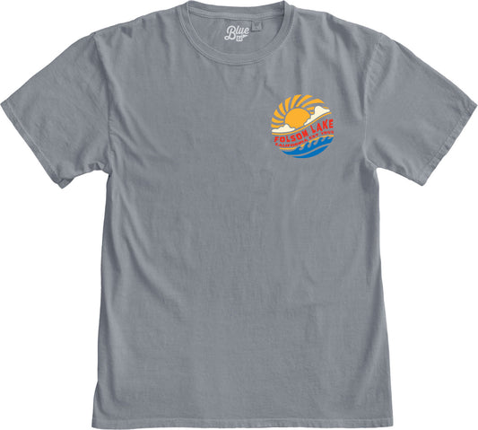 Folsom Lake Solar Remix T-Shirt - Steel Grey