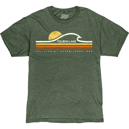 Folsom Lake "The Wave" T-Shirt Heather Forest