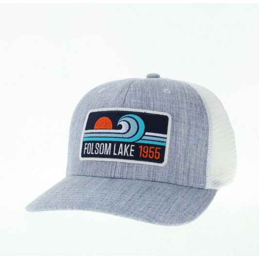 Folsom Lake Wave Hat Light Blue/White